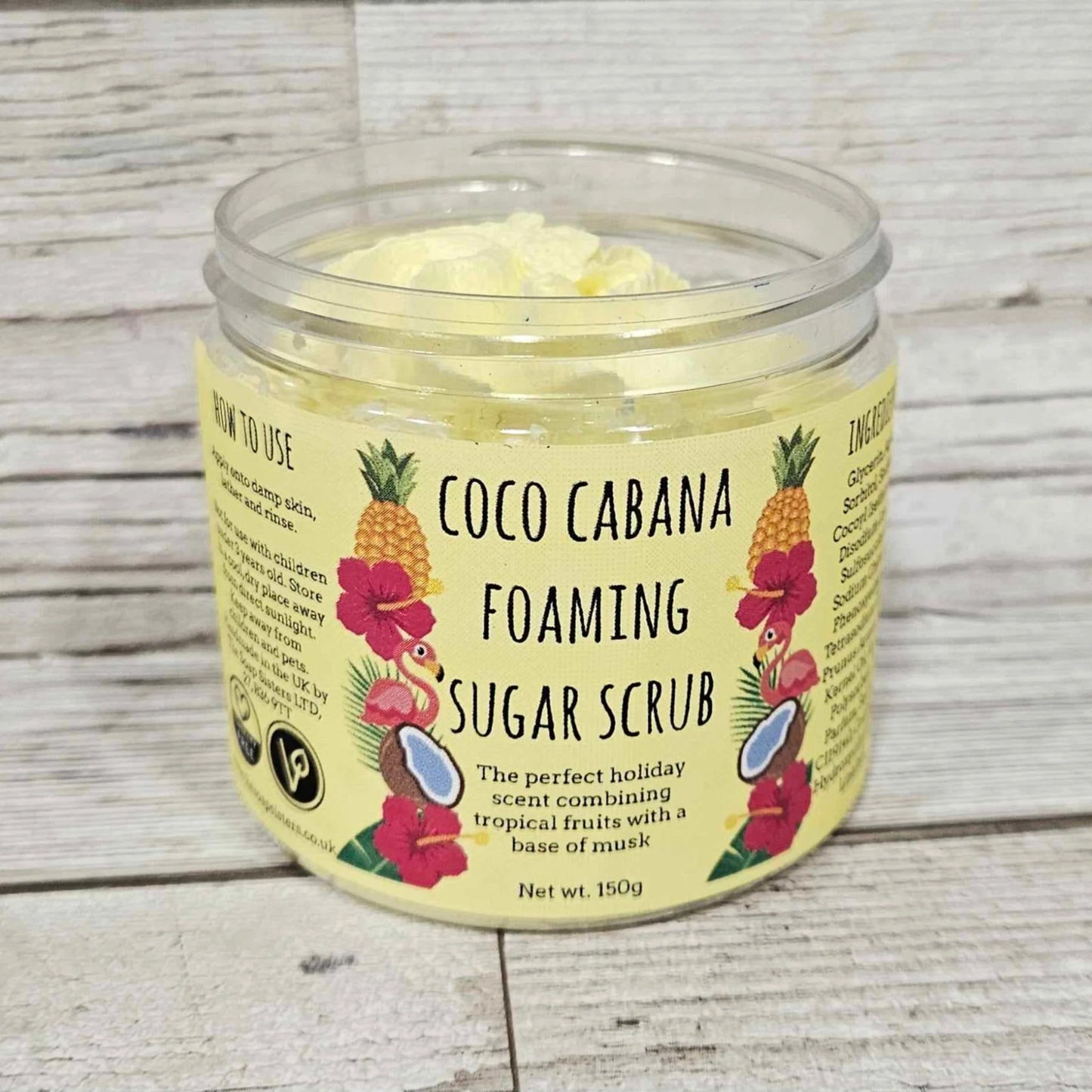 Foaming Body Sugar Scrub-150g