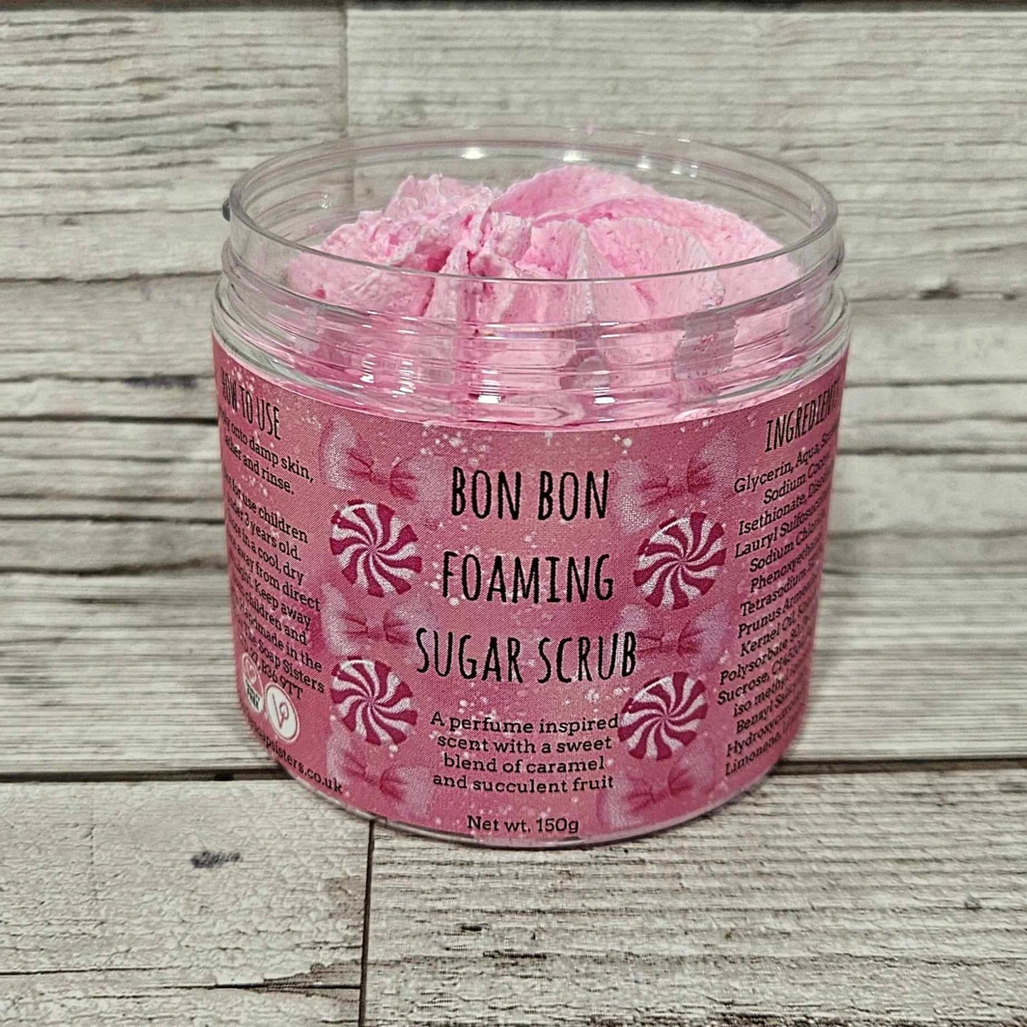 Foaming Body Sugar Scrub-150g