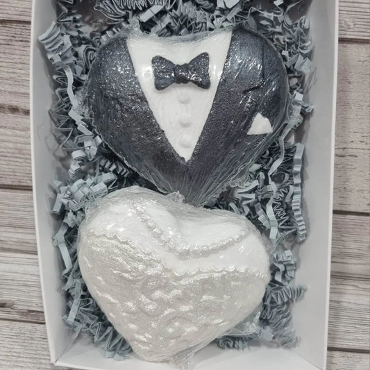 Mr and Mrs Bath Bomb Set