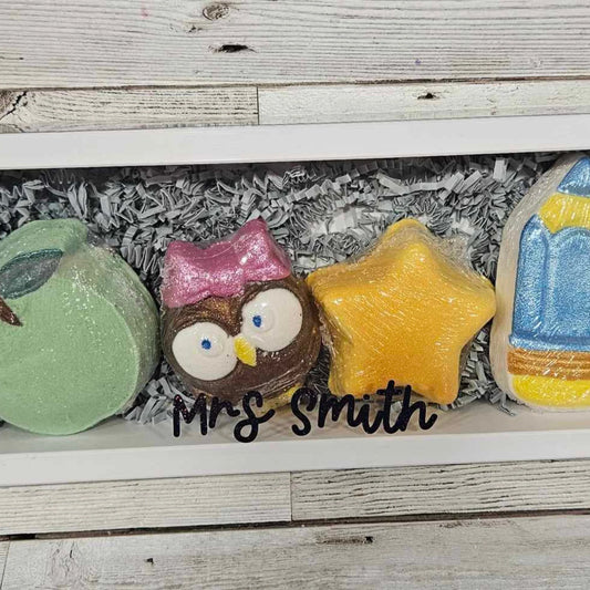 Personalised Teacher's Gifts Bath Bomb Gift Set