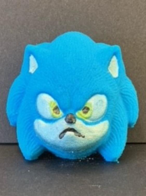 Blue sonic bath bomb